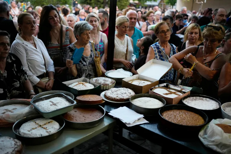For everything from troubled hearts to lost keys, Greeks bake cakes  for a wish-granting saint